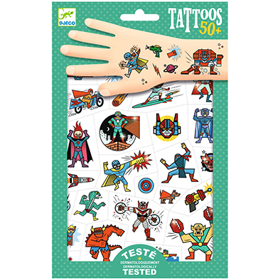 Tatuaje Héroes y Villanos