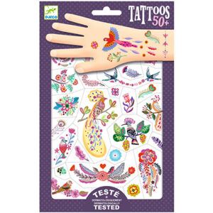 Tatuaje Pájaros Brillantes
