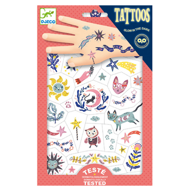 Tatuaje Fluorescentes Dulces Sueños