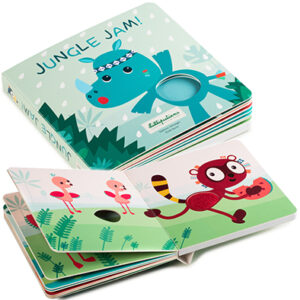 Libro Cartón Sonido y Táctil Jungla