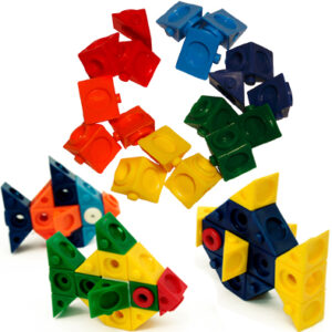 Construcción Triángulos Conectables 100 pz