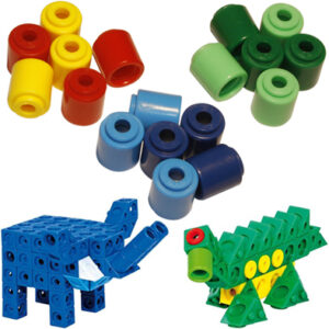 Construcción Cilindros Conectables 100 pz