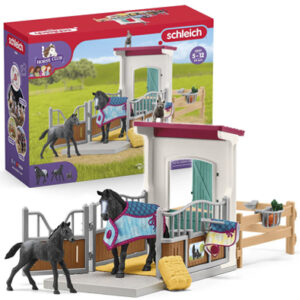 Animales Establo con Caballo y Potro