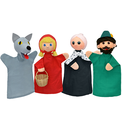 Títeres Genero Caperucita Roja set 4