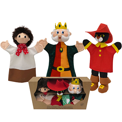 Títeres Genero El Gato con Botas set 3