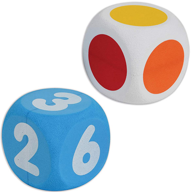 Dados Color y Numero 2 pz