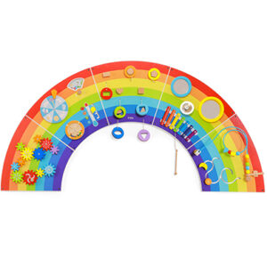 Juego Pared Arcoíris Multijuego Madera