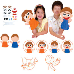 Títere Muñecos Expresiones y Emociones