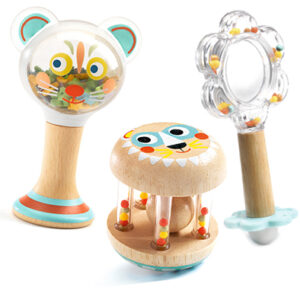 Cascabeles Madera set 3 pz