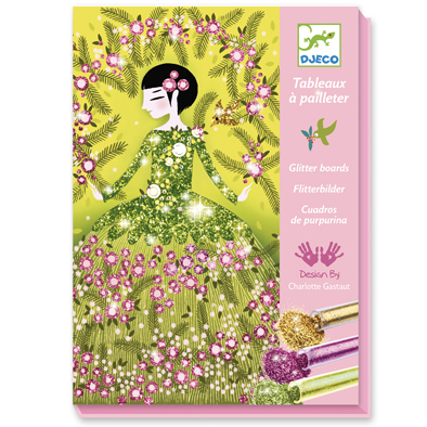 Crear Cuadros con Glitter Mujer