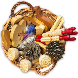 Canasto Sensorial Madera