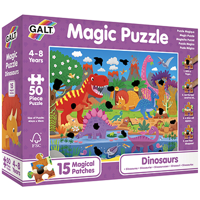 Puzle Mágico 50 pz Dinosaurios