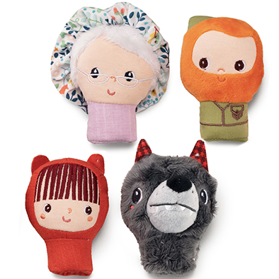 Títeres Dedo Caperucita 4 pz