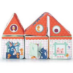 Cubos Genero Granja Casa 5 pz