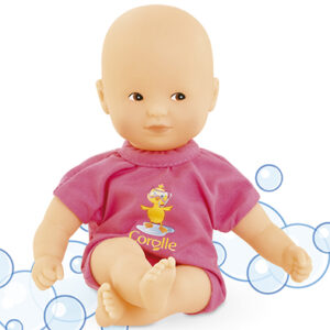 Muñeca Mini Calin Baño Rosa 20 cm