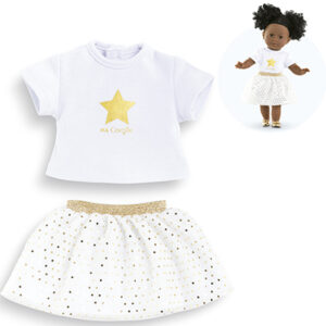 Ropa Conjunto Estrella Oro 36 cm