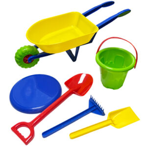 Carretilla set Balde, Disco, Pala y Rastrillo