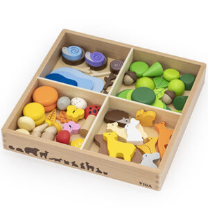 Bloques Bosque Madera 58 pz