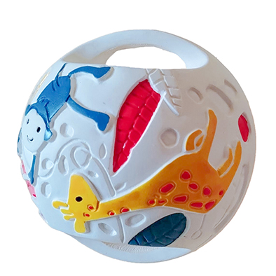 Pelota Goma Natural Safari 10 cm