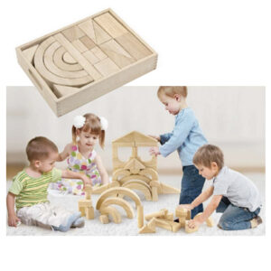 Bloques Construcción Madera 42 pz