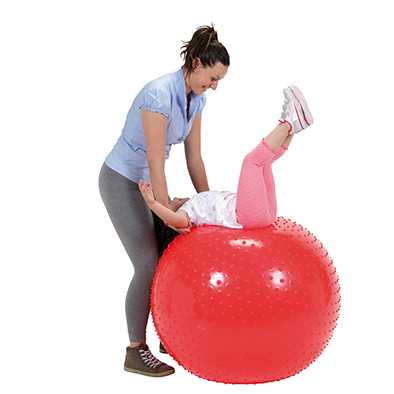 Pelota Erizo Terapia 100 cm Roja