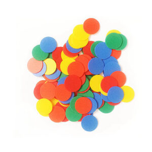 Fichas 5 Colores set 100 pz