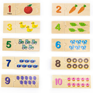 Puzle Dúo Combinación Números