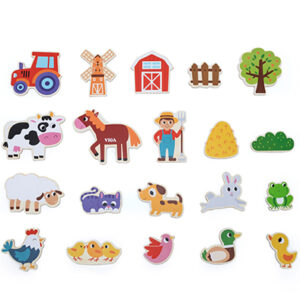 Magnéticos Animales de la Granja 20 pz