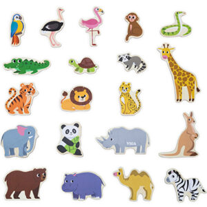 Magnéticos Animales Salvajes 20 pz
