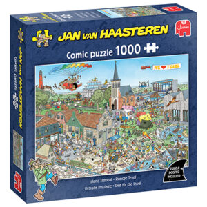 Puzle 1.000 pz Comic, Retiro en la Isla