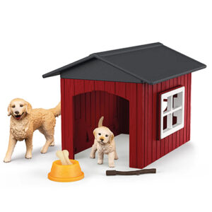 Animales Caseta de Perro con Golden Retrivers