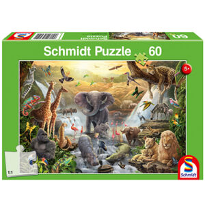 Puzle 60 pz Animales de Africa