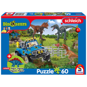 Puzle 60 pz Dinosaurios Gigantes + 1 Figura