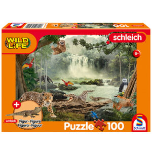 Puzle 100 pz Selva Tropical + 1 Figura
