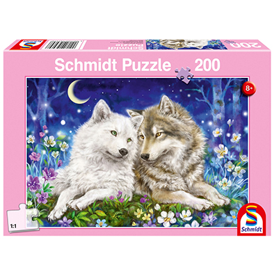 Puzle 200 pz Lobos Amigos