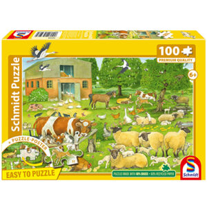 Puzle 100 pz Animales en la Granja