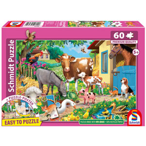 Puzle 60 pz Animales de la Granja