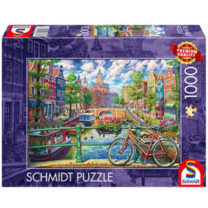 Puzle 1.000 pz Canal de Amsterdam