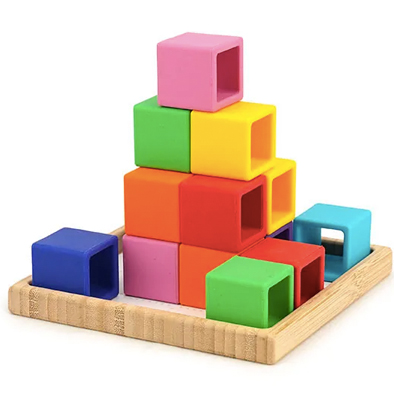 Puzle Cubos 3D Formas