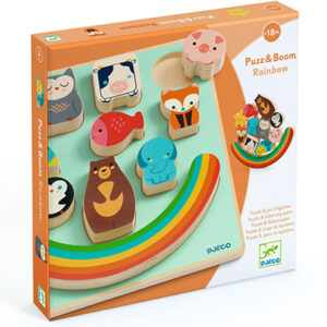 Puzle & Equilibrio Animales Arcoíris 11 pz