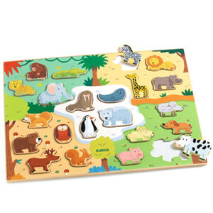 Puzle Madera Animales 22 pz