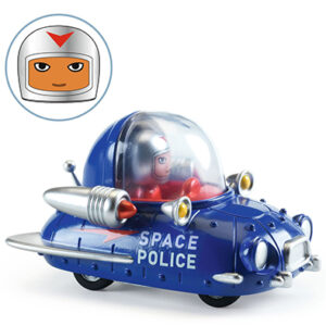 Auto Crazy Policía Espacio