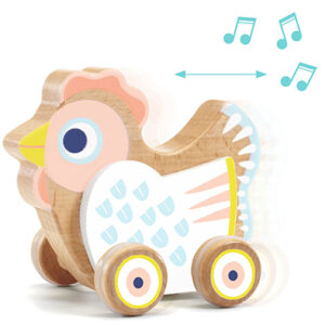 Arrastre Madera Sonido Gallina