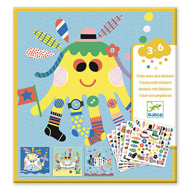 Crear Stickers Mundo Marino